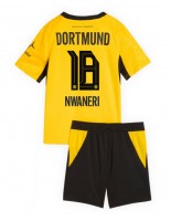 Borussia Dortmund Ethan Nwaneri #18 Domácí dres pro děti 2026-27 Krátký Rukáv (+ trenýrky)